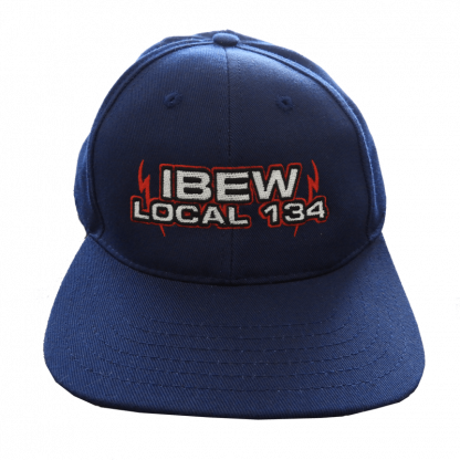 IBEW 134 blue baseball hat