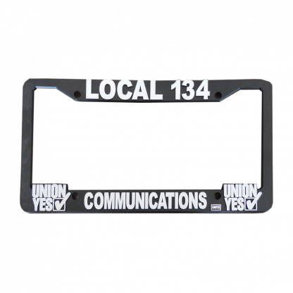 IBEW 134 "Communications" License Plate