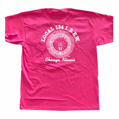 Ladies Pink 2-sided t-shirt - back