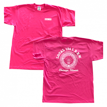 Ladies Pink 2-sided t-shirt