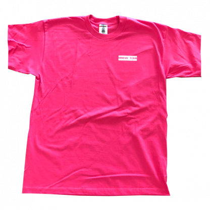 Ladies Pink 2-sided t-shirt - front