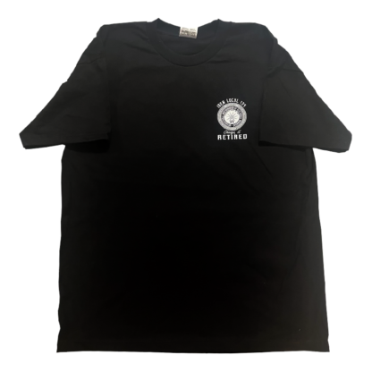 Black Retired IBEW 134 T-Shirt