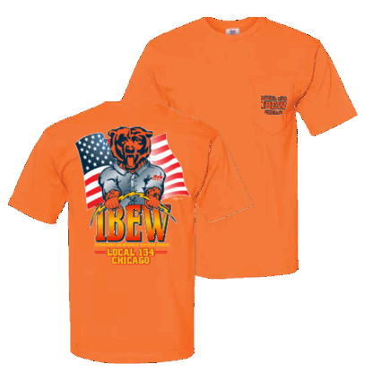 T-Shirt | Chicago Football Ver 2 | 2 Colors Available - Image 4
