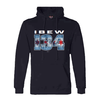 Hoodie | Chicago Flag